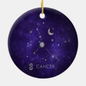 〔占星術の〕十二宮図紫がん |宇宙占星術占星術 セラミックオーナメント (裏面)