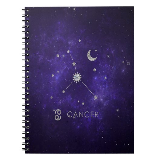 〔占星術の〕十二宮図紫がん |宇宙占星術占星術 ノートブック (正面)