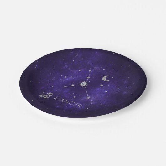 〔占星術の〕十二宮図紫がん |宇宙占星術占星術 ペーパープレート (アングル)