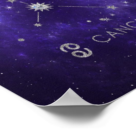 〔占星術の〕十二宮図紫がん |宇宙占星術占星術 ポスター (角)