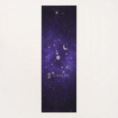 〔占星術の〕十二宮図紫がん |宇宙占星術占星術 ヨガマット (裏面)