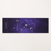 〔占星術の〕十二宮図紫がん |宇宙占星術占星術 ヨガマット (正面(横))