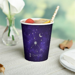 〔占星術の〕十二宮図紫がん |宇宙占星術占星術 紙コップ