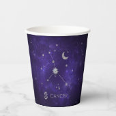 〔占星術の〕十二宮図紫がん |宇宙占星術占星術 紙コップ (正面)
