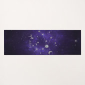 〔占星術の〕十二宮図紫の牡羊座 |宇宙占星術占星術 ヨガマット (裏面(横))