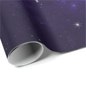 〔占星術の〕十二宮図紫の牡羊座 |宇宙占星術占星術 ラッピングペーパー (ロールコーナー)