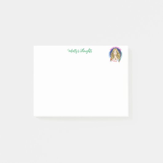 〔占星術の〕十二宮図署名《星座》乙女座の投稿ノート ポストイット (正面)