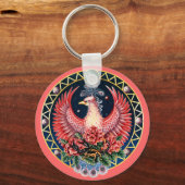 〔占星術の〕十二宮図蠍座カスタマイズだ！ キーホルダー (正面)