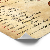 〔占星術の〕十二宮図蠍座誕生標識ポスター ポスター (角)