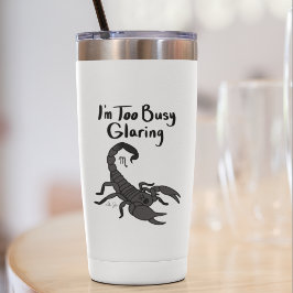 〔占星術の〕十二宮図蠍座「私はギラギラ忙ししてる」 シール