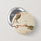 「〔占星術の〕十二宮図記号：魚座」ボタン 缶バッジ (正面&裏面)