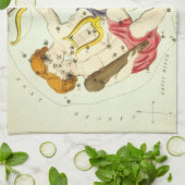 〔占星術の〕十二宮図記号： Gemini キッチンタオル (折り畳み)