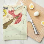 〔占星術の〕十二宮図記号： Gemini キッチンタオル (四つ折り)