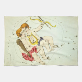 〔占星術の〕十二宮図記号： Gemini キッチンタオル