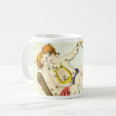 〔占星術の〕十二宮図記号： Gemini コーヒーマグカップ (正面左)