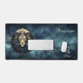 〔占星術の〕十二宮図誕生サインレオアストログ デスクマット (キーボード&マウス)