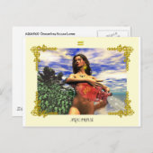 〔占星術の〕十二宮図誕生日シンボルや象徴 ポストカード (正面/裏面)