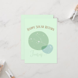 〔占星術の〕十二宮図誕生日タウラスフラットカード