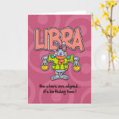 〔占星術の〕十二宮図誕生日 – リブラ カード (黄色い花)