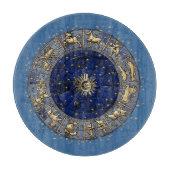 〔占星術の〕十二宮図輪 カッティングボード (正面)