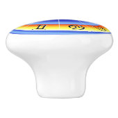 〔占星術の〕十二宮図輪 セラミックノブ (側面)