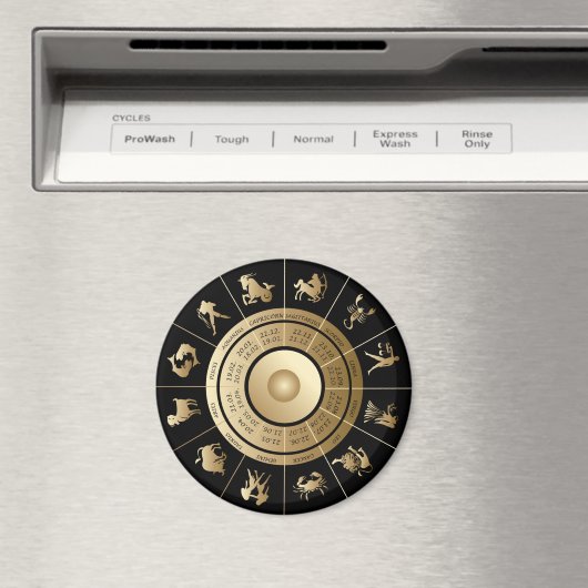 〔占星術の〕十二宮図輪 マグネット (インサイチュ (食洗機))