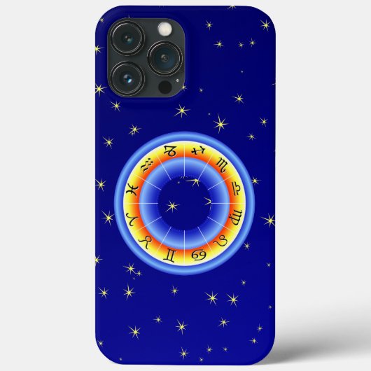 〔占星術の〕十二宮図輪 Case-Mate iPhoneケース (裏面)