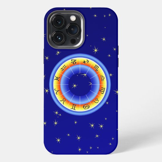 〔占星術の〕十二宮図輪 iPhoneケース (裏面)