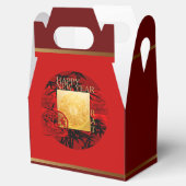 〔占星術の〕十二宮図陰陽中国のバンブーラット年2020 GFB2 フェイバーボックス (オープン)