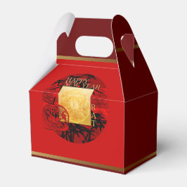 〔占星術の〕十二宮図陰陽中国のバンブーラット年2020 GFB2 フェイバーボックス