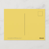 〔占星術の〕十二宮図陰陽中国のバンブーラット2020年PC ポストカード (裏面)