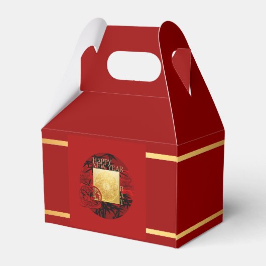 〔占星術の〕十二宮図陰陽竹中国のネズミ年2020切り妻 フェイバーボックス (裏面サイド)