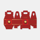 〔占星術の〕十二宮図陰陽竹中国のネズミ年2020切り妻 フェイバーボックス (折り畳みなし)