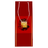 〔占星術の〕十二宮図陰陽竹中国のネズミ年2020 WGB ワインギフトバッグ (裏面)