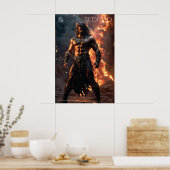 〔占星術の〕十二宮図電源:蠍座 ポスター (キッチン)