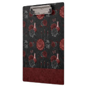 〔占星術の〕十二宮図魔法クリムゾン |ヘンナレッドゴシックスカルバラ クリップボード (左)