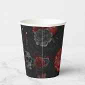 〔占星術の〕十二宮図魔法クリムゾン |ヘンナレッドゴシックスカルバラ 紙コップ (右)