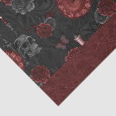 〔占星術の〕十二宮図魔法クリムゾン |ヘンナレッドゴシックスカルバラ 薄葉紙 (詳細)