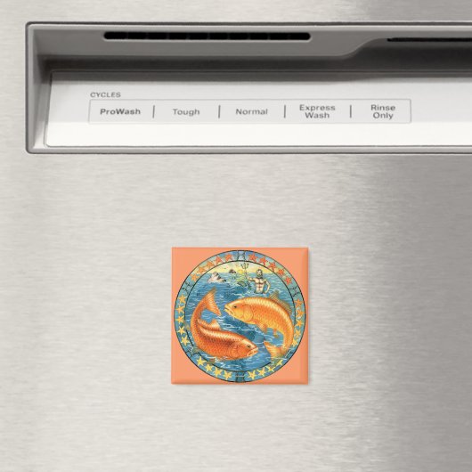 〔占星術の〕十二宮図魚座カスタマイズよ! マグネット (インサイチュ (食洗機))