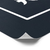 〔占星術の〕十二宮図魚座 ポスター (角)