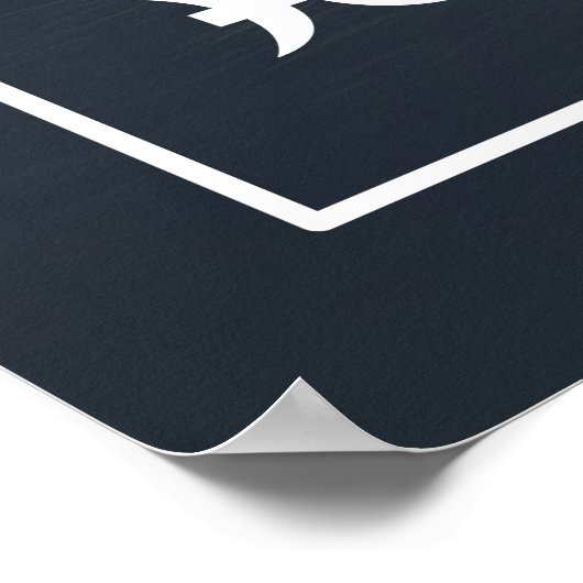 〔占星術の〕十二宮図魚座 ポスター (角)