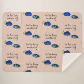 〔占星術の〕十二宮図魚座"私はあまりにも忙しさまよう" シェルパブランケット (正面(横))