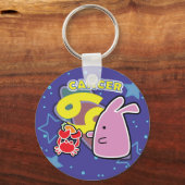 〔占星術の〕十二宮図 – がん キーホルダー (正面)