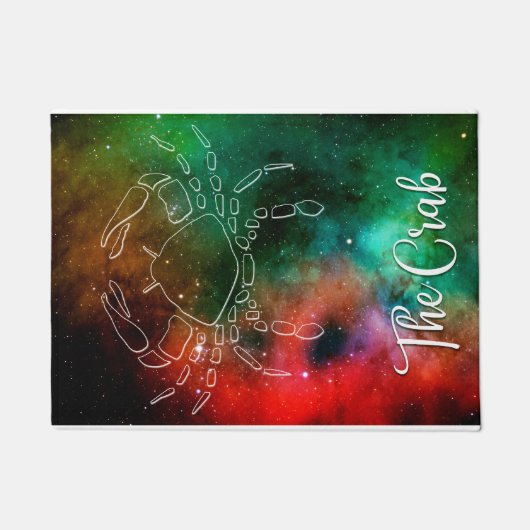 〔占星術の〕十二宮図：がん'The Crab' ドアマット (正面)