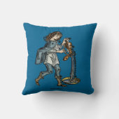 (占星術の)十二宮図: アクエリアス1482年 クッション (裏面)