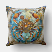 〔占星術の〕十二宮図 – カニがん クッション (裏面)