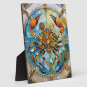 〔占星術の〕十二宮図 – カニがん フォトプラーク (側面)