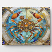 〔占星術の〕十二宮図 – カニがん フォトプラーク (正面)