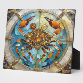 〔占星術の〕十二宮図 – カニがん フォトプラーク (側面)