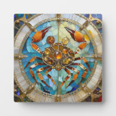 〔占星術の〕十二宮図 – カニがん フォトプラーク (正面)